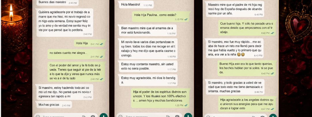 Testimonios
